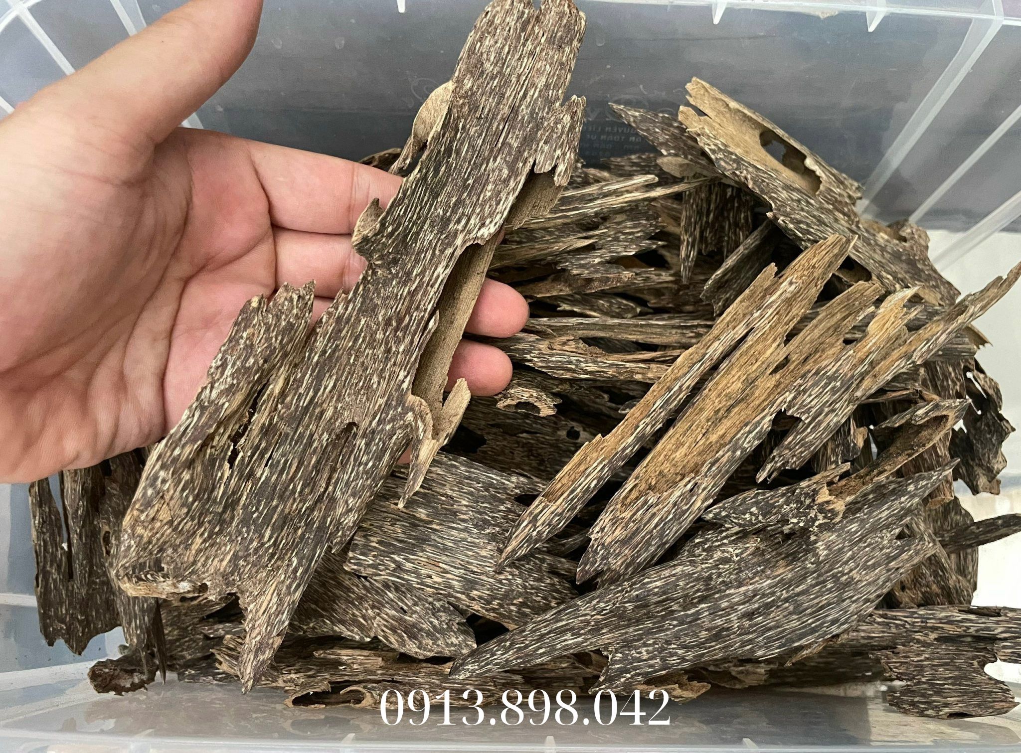 Trầm Tốc Kiến miếng để xông đốt loại Vip khứa dầu dan xen mùi đậm thơm ngọt lan tỏa không gian rộng